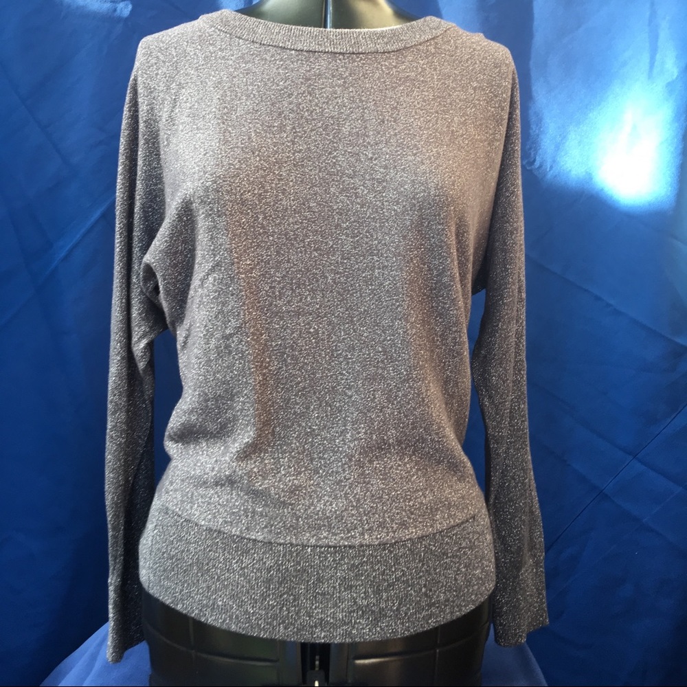 INC, International Concepts Blouse. Gray Silver S